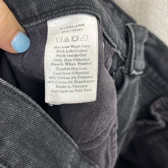 Everlane Black Skinny Jeans Women Size 29 Regular BLEMISH - Picture 7 of 8